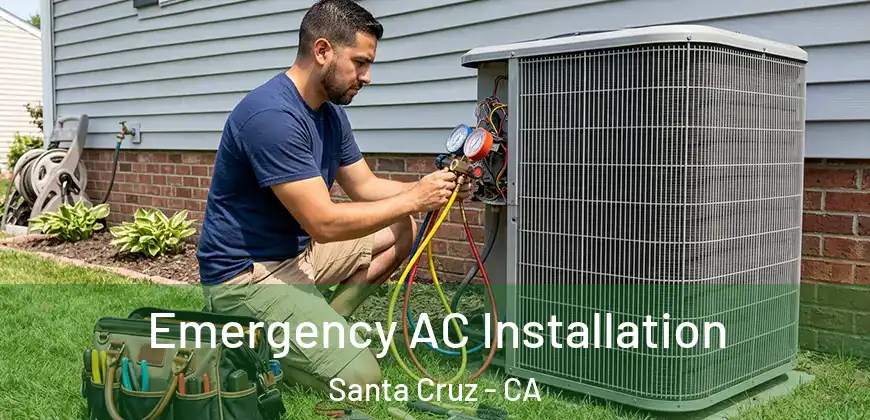  Emergency AC Installation Santa Cruz - CA