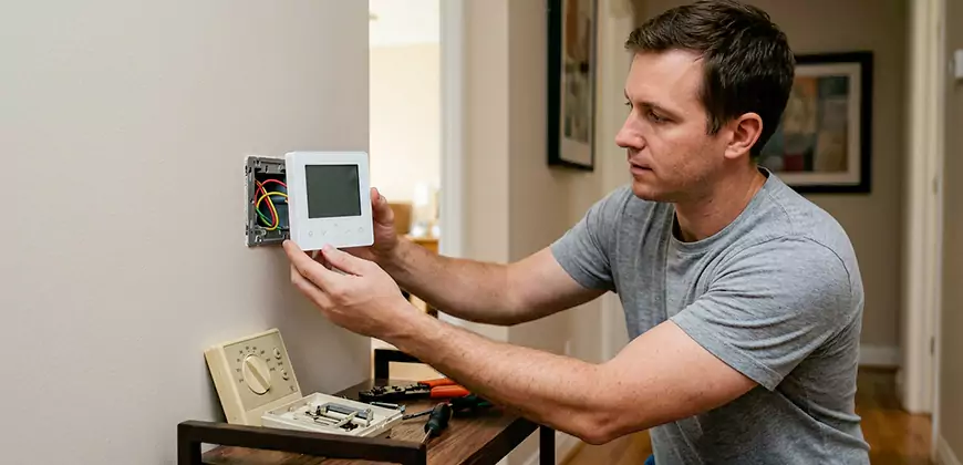 Heat Pump Thermostat Configuration in Santa Cruz